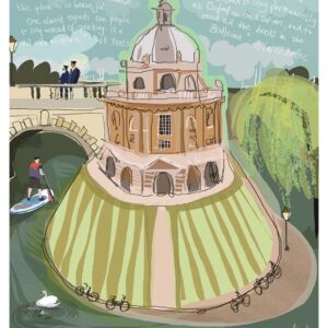 Oxford Illustrated Print | Historic University City Art | Higgledy Ink